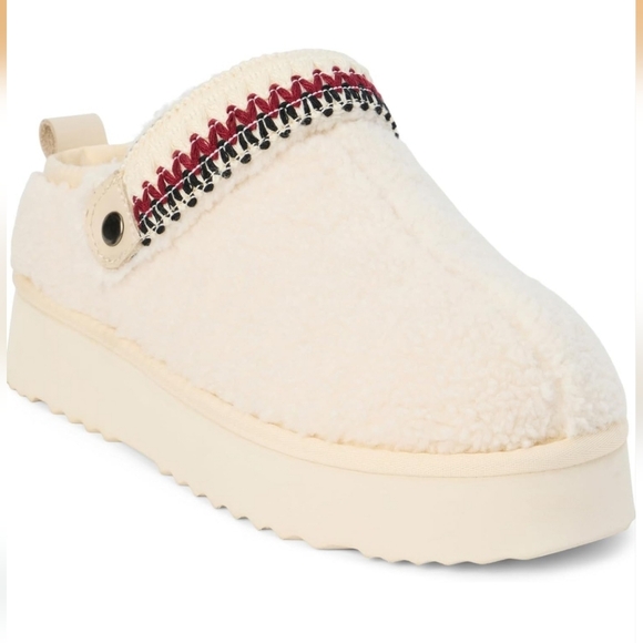 Beach by Matisse Storm Faux Fur Lining Mule, Ivory | Size 6 - Picture 2 of 10